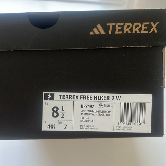 Adidas Terrex Hiking boots mauve women size 8.5 - Picture 6 of 6